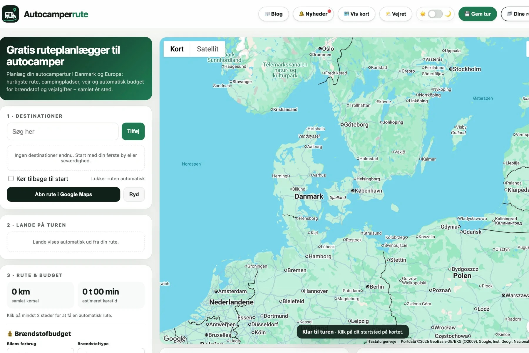 Autocamperrute.dk