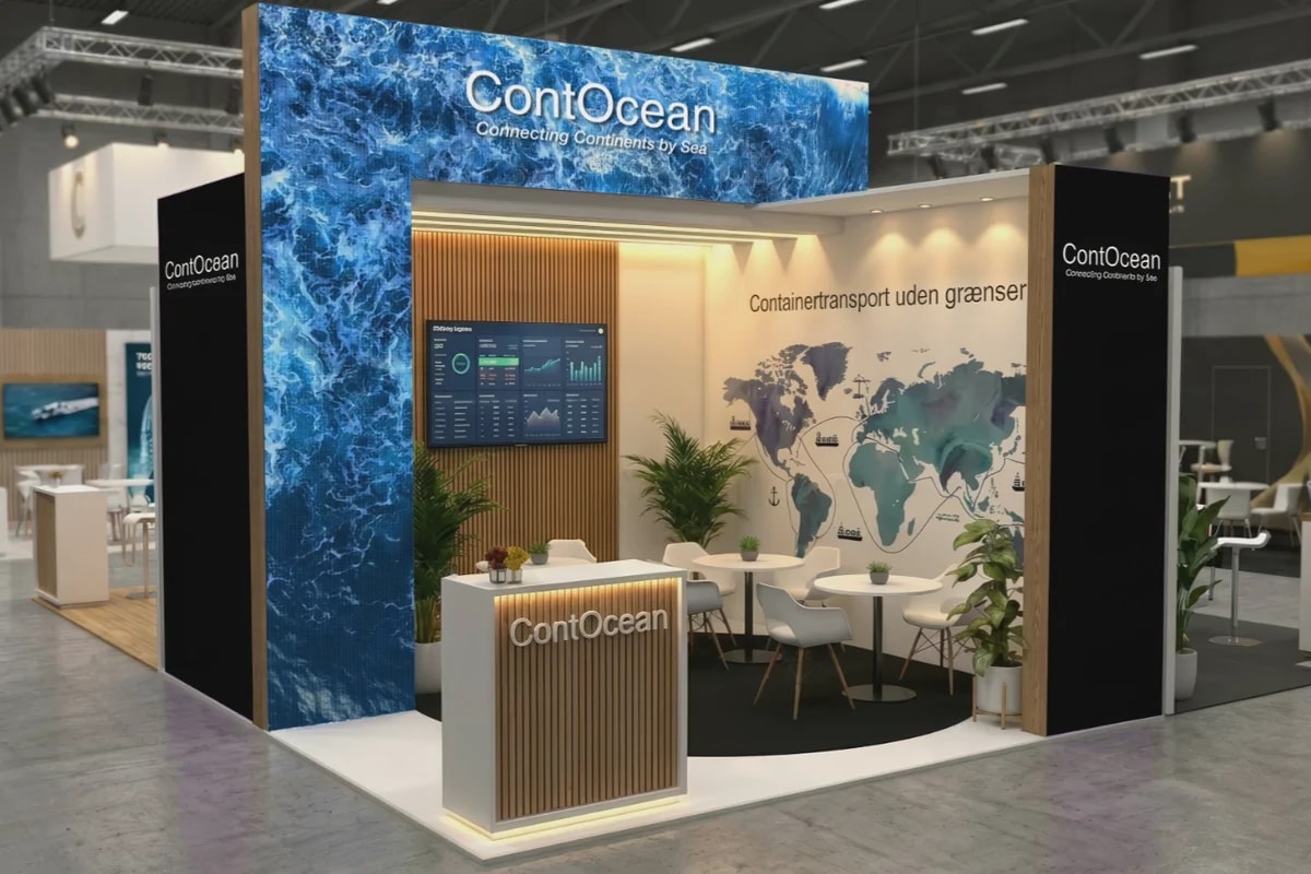 3D Exhibition Stand Design for Trade Fair