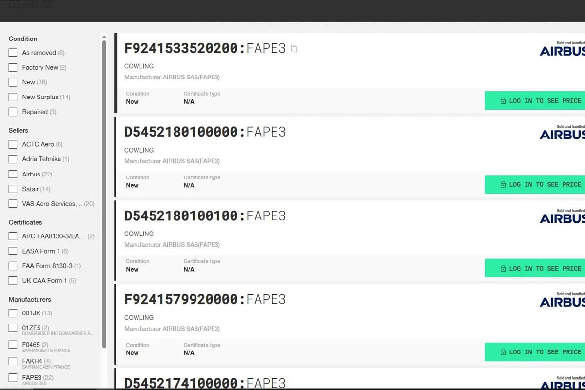 Satair Marketplace