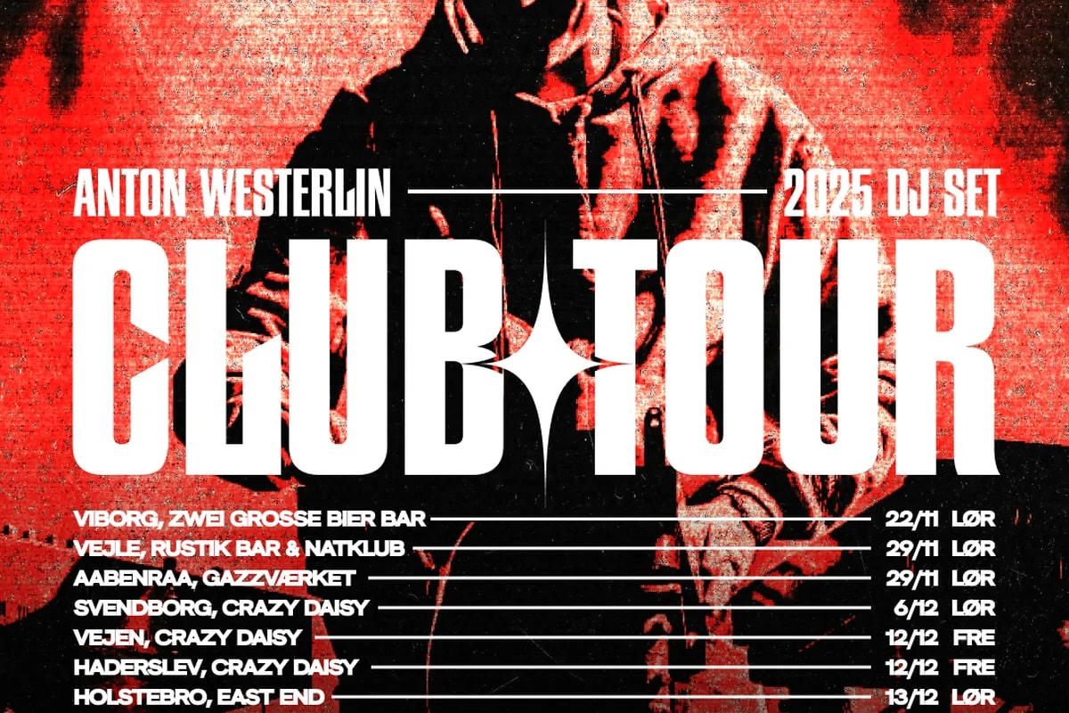 Anton Westerlin Tour Poster
