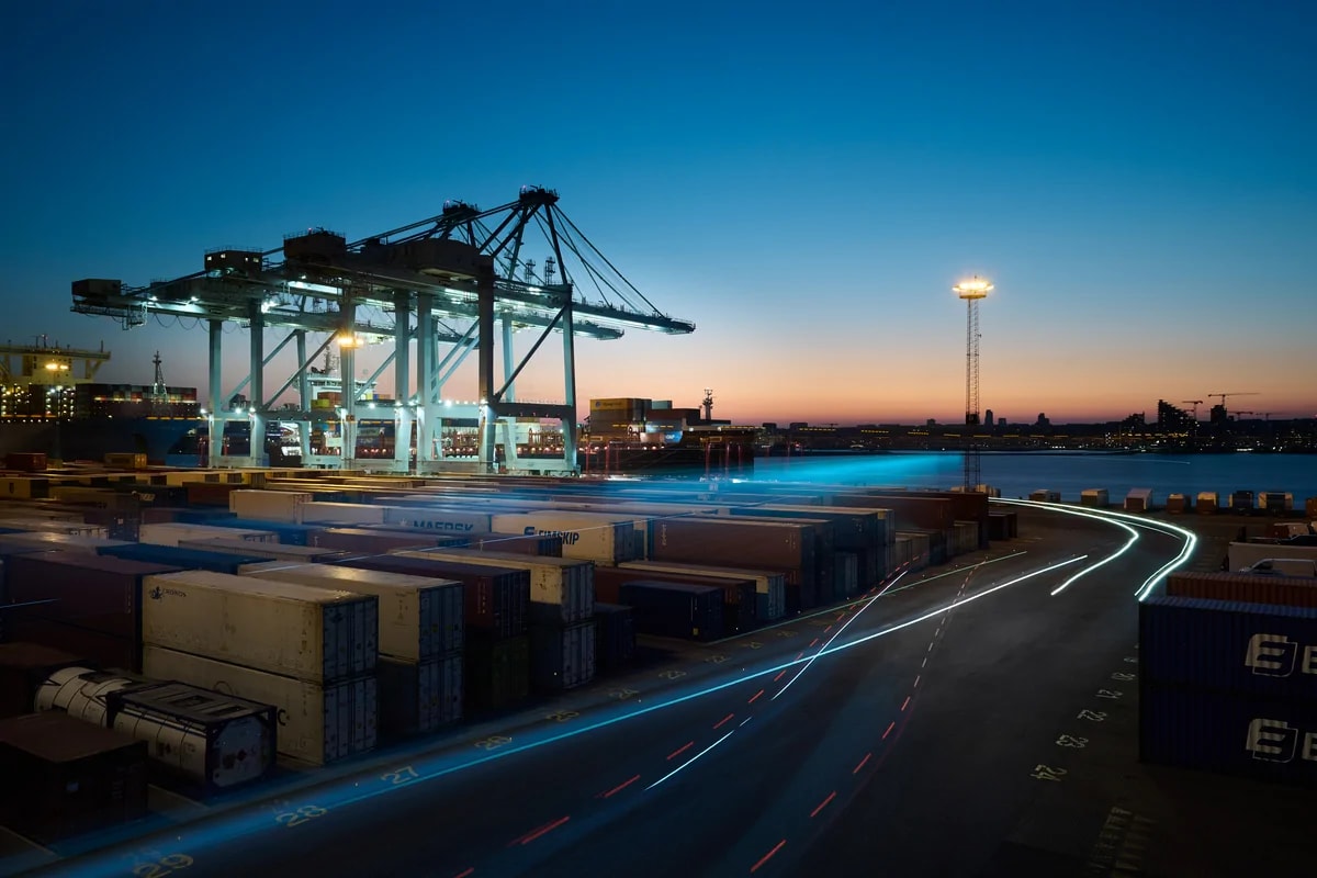 Industri på havnen