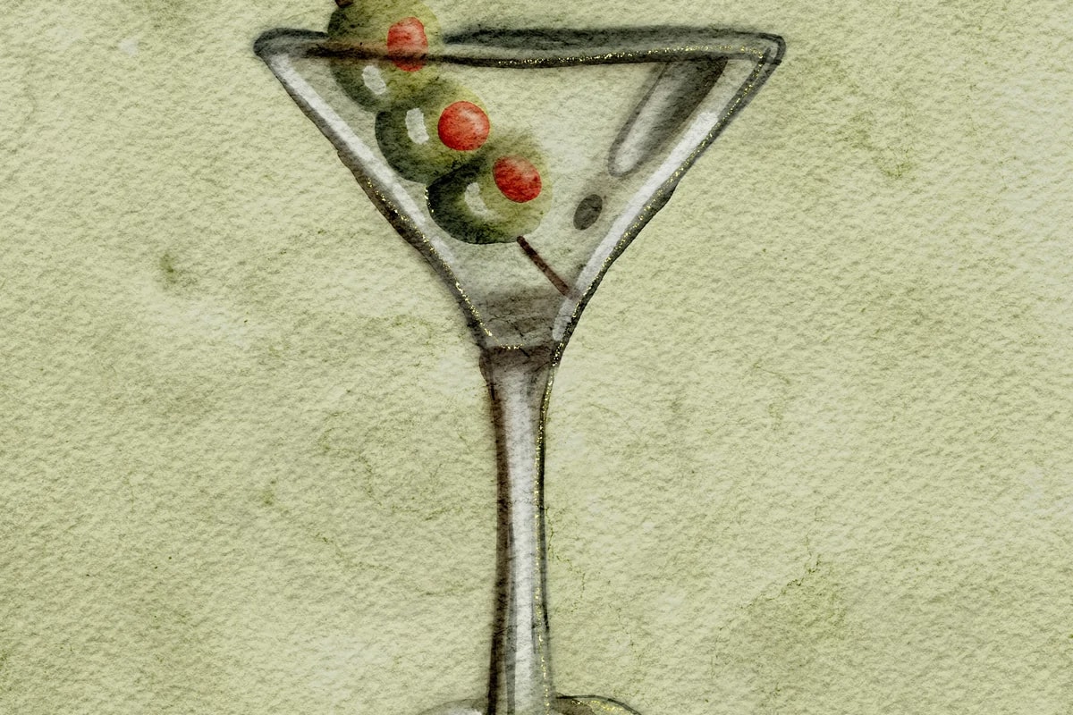 Digital illustration – martini