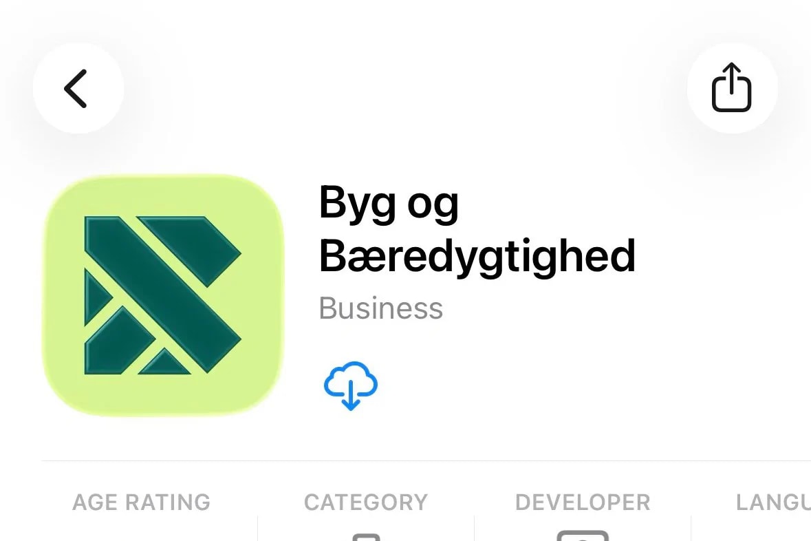 Byg og Bæredygtighed Messe App