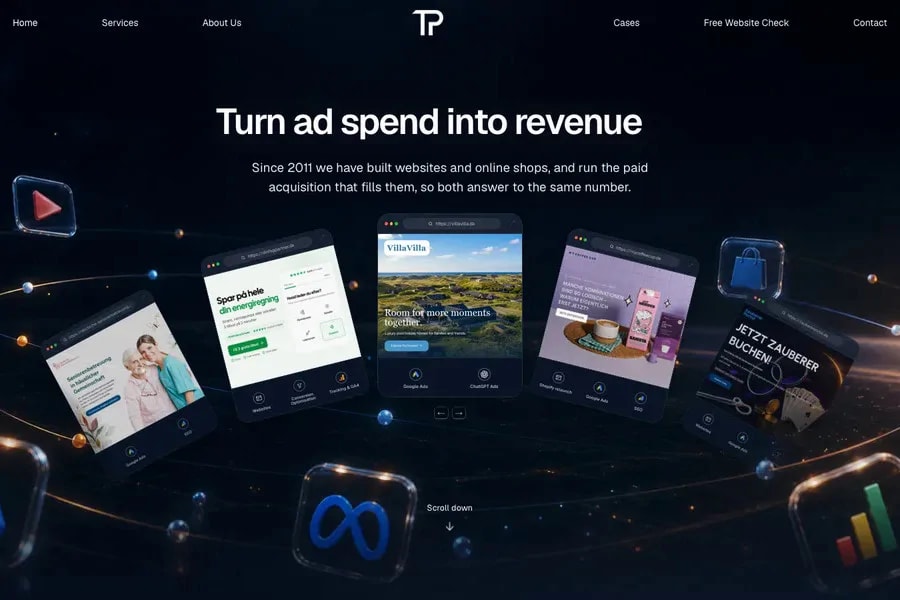 TPOnlineMedia.com – hjemmeside, admin og website-tjek m.v.