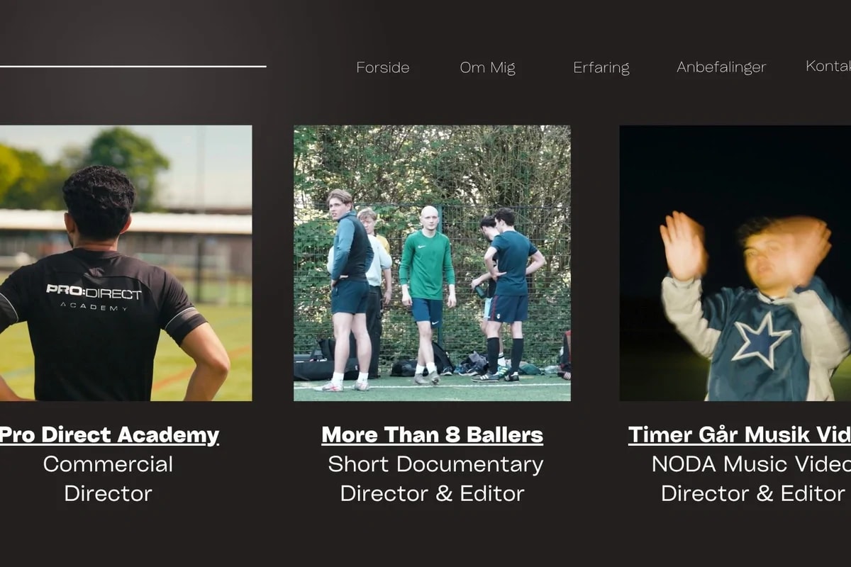 Film & Medie Portfolio