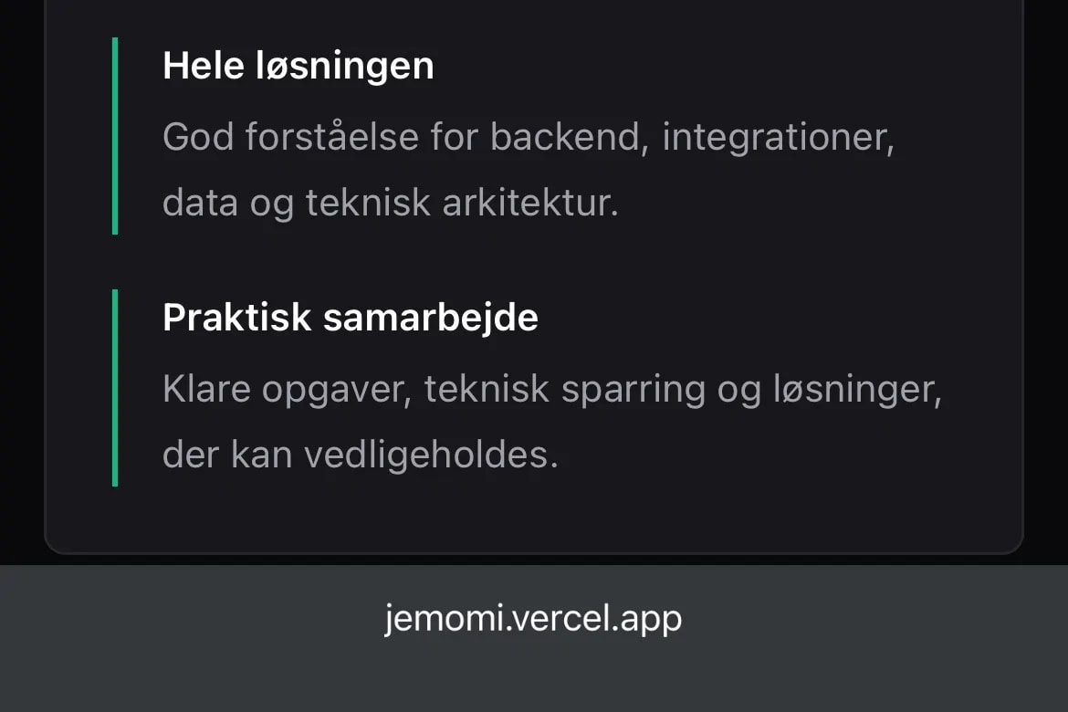 Portfolio site